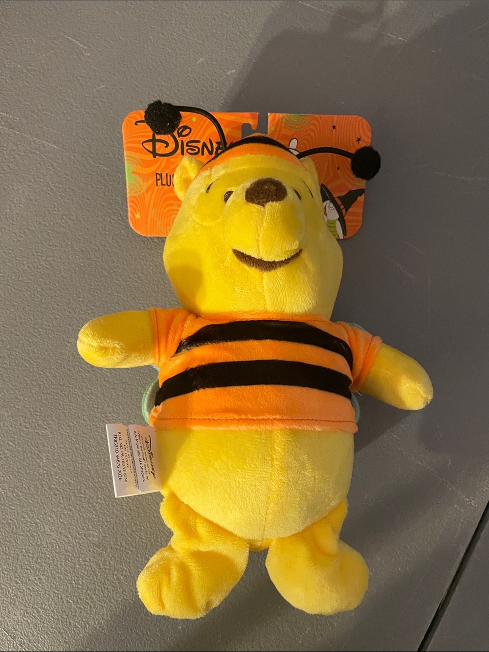 Disney Winnie the Pooh Bee Plush - Yellow and Orange